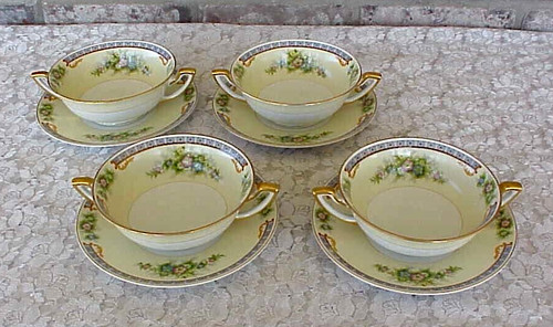 Vintage meito cream soup - vintage, cups